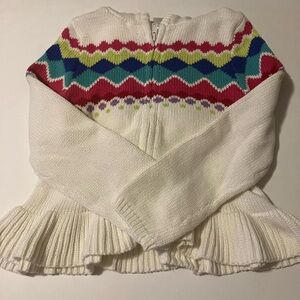 NWT Gymboree Girls flared knit hoodie